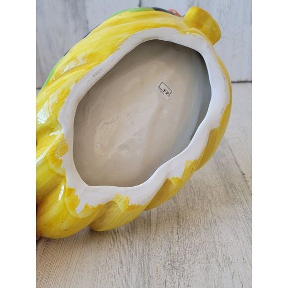 Fitz Floyd parrot banana AS IS dish candy serving decor - Picture 11 of 13